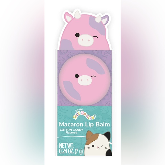 Squishmallows Pink and Purple Cow Lip Balm - Picture 1 of 2